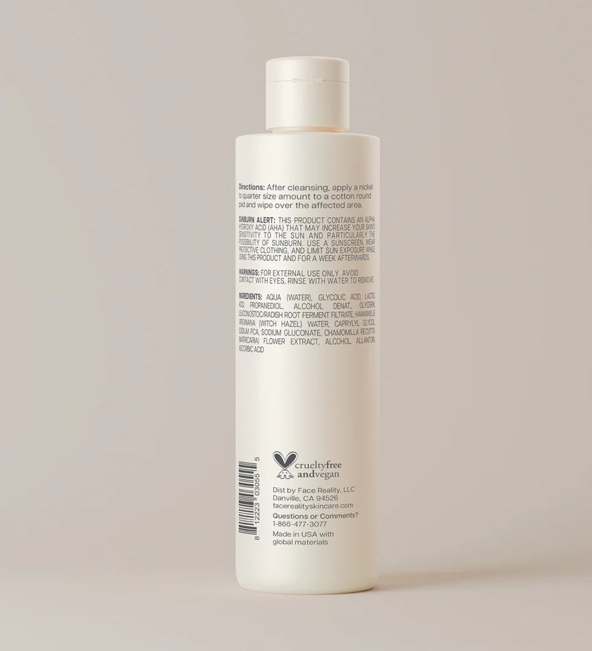 Face Reality Glycolic-Lactic Toner