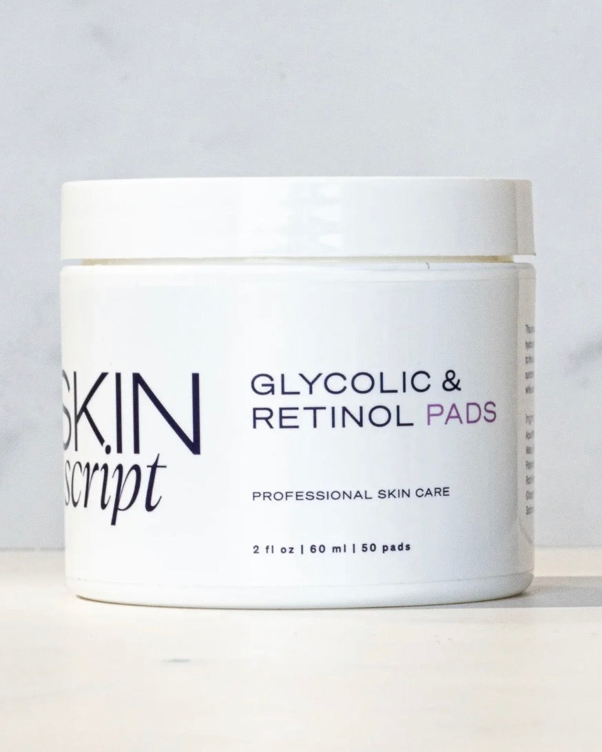 Skin Script Glycolic and Retinol Pads